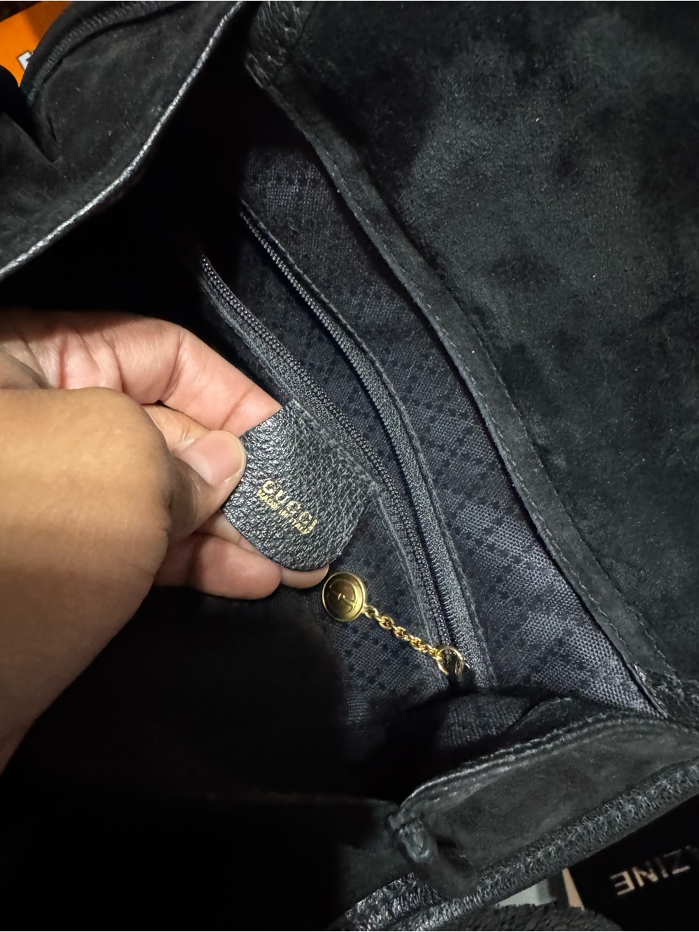 Gucci Horsebit Suede Backpack - Picture 6 of 9